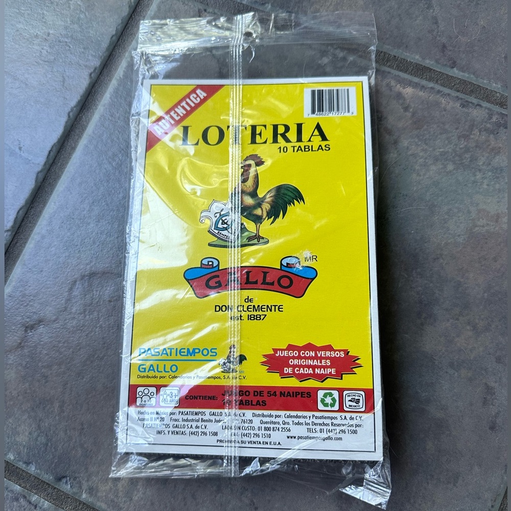 New In Package Loteria Mexican Bingo Game Authentic Don Clemente